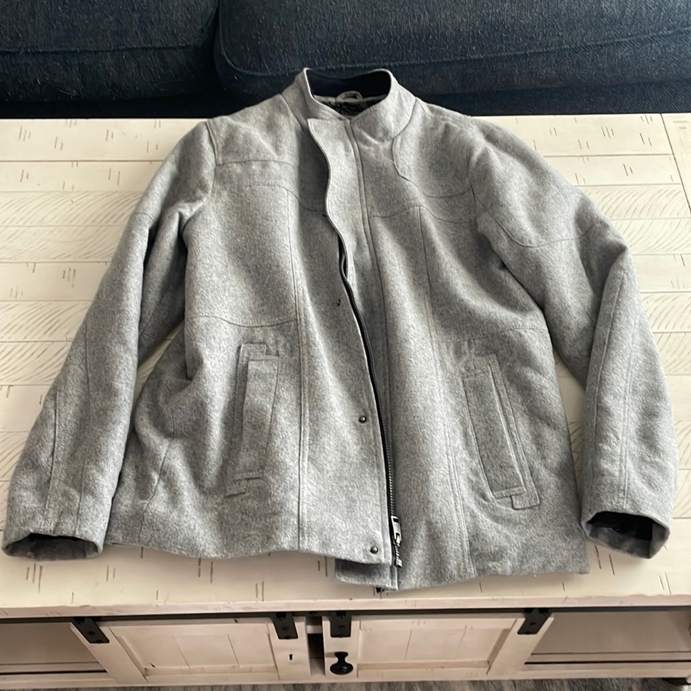 BKE gray jacket size Large
